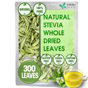 Stevia Leaf, Whole Dried Leaves, Tea Bags, Powder, 100% Natural and Pure from Stevia Leaves. Sugar Substitute for Tea, Coffee. Loose Leaf Stevia Herbal Tea. Zero Calorie Sweetener. No Sugar, No Caffeine, No Gluten, Vegan.