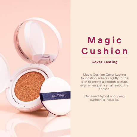 Missha M Magic Cushion Cover Lasting #21 Neutral Light Beige