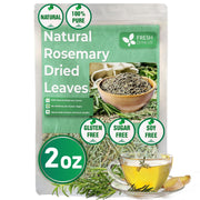 Premium Rosemary Leaves, Tea Bags, Powder, 100% Natural & Pure from Dried Rosemary Leaves, No Additives, No Caffeine, Vegan. Dried Rosemary Herb, Perfect for Seasoning, Spice Blends for Grilling & Cooking