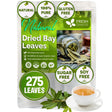 Premium Dried Bay Leaves, Tea Bags, Powder, Bay Leaves Spice, Whole Nice Leaves, Wildcrafted, Fresh Harvested, Bay Leaves For Cooking, Sugar-Free, Gluten Free, Caffeine Free, Vegan - FreshDrinkUS - Natural and Premium Herbal Tea