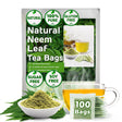 Neem Leaf Tea Bags, 100% Natural and Pure from Neem Leaves. Loose Leaf Neem Herbal Tea. Neem Leaf Tea. No Sugar, No Caffeine, No Gluten, Vegan. - FreshDrinkUS - Natural and Premium Herbal Tea