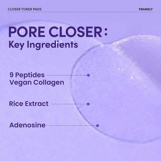 Frankly Closer Pore Tightening Toner Pads