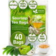 Soursop Leaves Tea for Cancer, Soursop Leaves Tea, Guanabana Leaves Tea, Cancer Tea, 100% Natural & Pure, Handmade, Made With Natural Materials-Corn Fiber Tea Bag, Sugar/Caffeine/Gluten Free, Hoja Guanabana Tea - FreshDrinkUS - Natural and Premium Herbal Tea