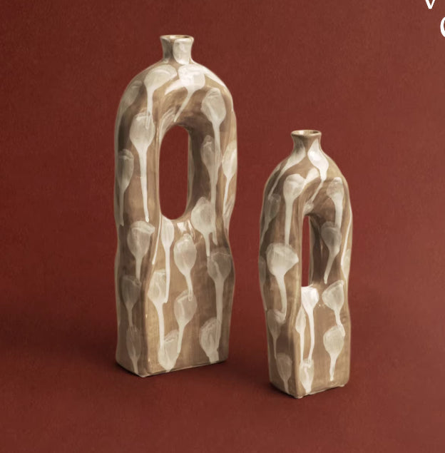 Wabi-sabi Vintage Handmade Ceramic Vase