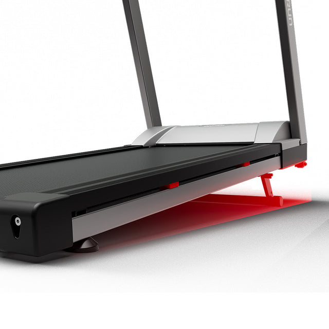 DeerRun A1 Pro Move+  6% Incline Foldable Treadmill——2025 Upgraded Chip & NFC Support | 350Lbs, 10mph Silver