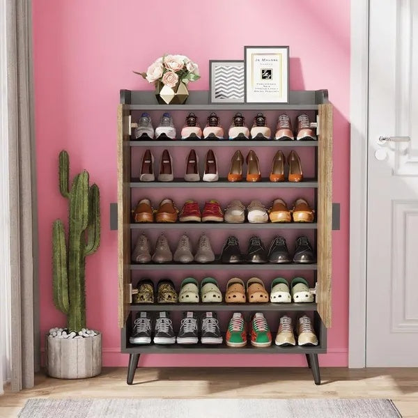 Sturdy Asian Style Shoe Cabinet