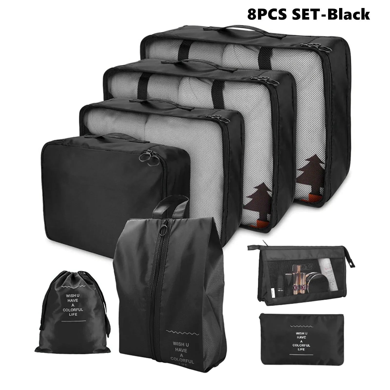 8/6pcs Set Travel Storage Bags