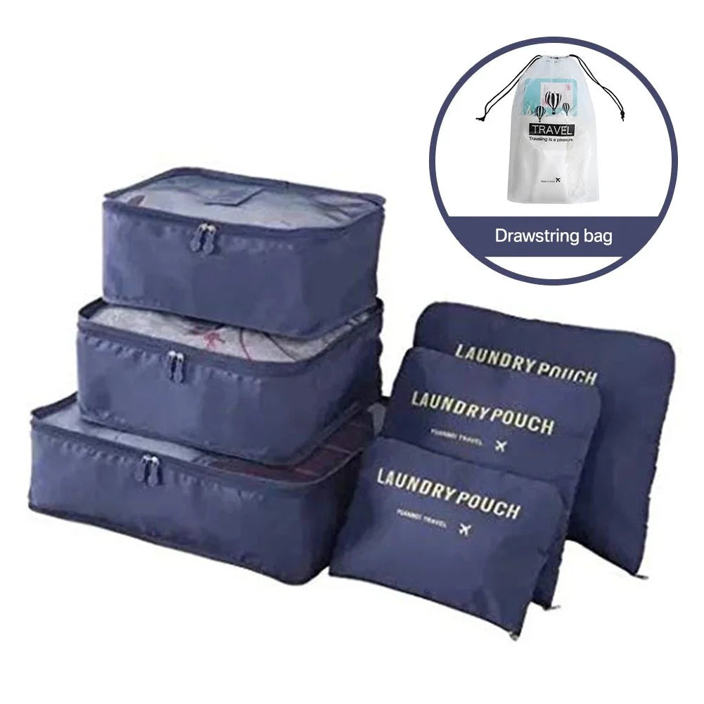 8/6pcs Set Travel Storage Bags