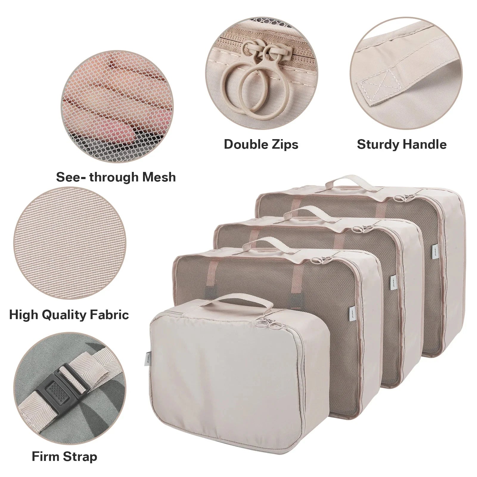 8/6pcs Set Travel Storage Bags