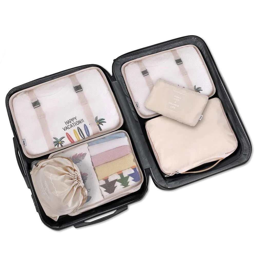8/6pcs Set Travel Storage Bags