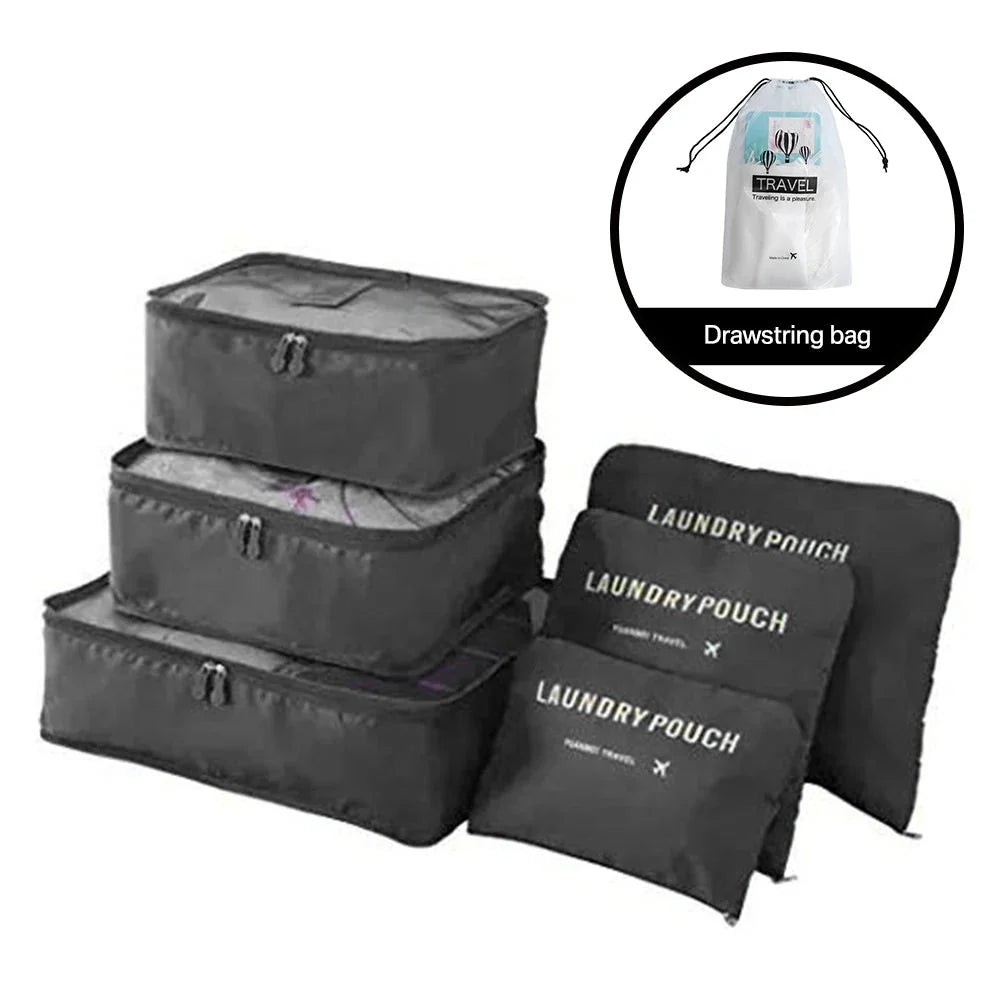 8/6pcs Set Travel Storage Bags