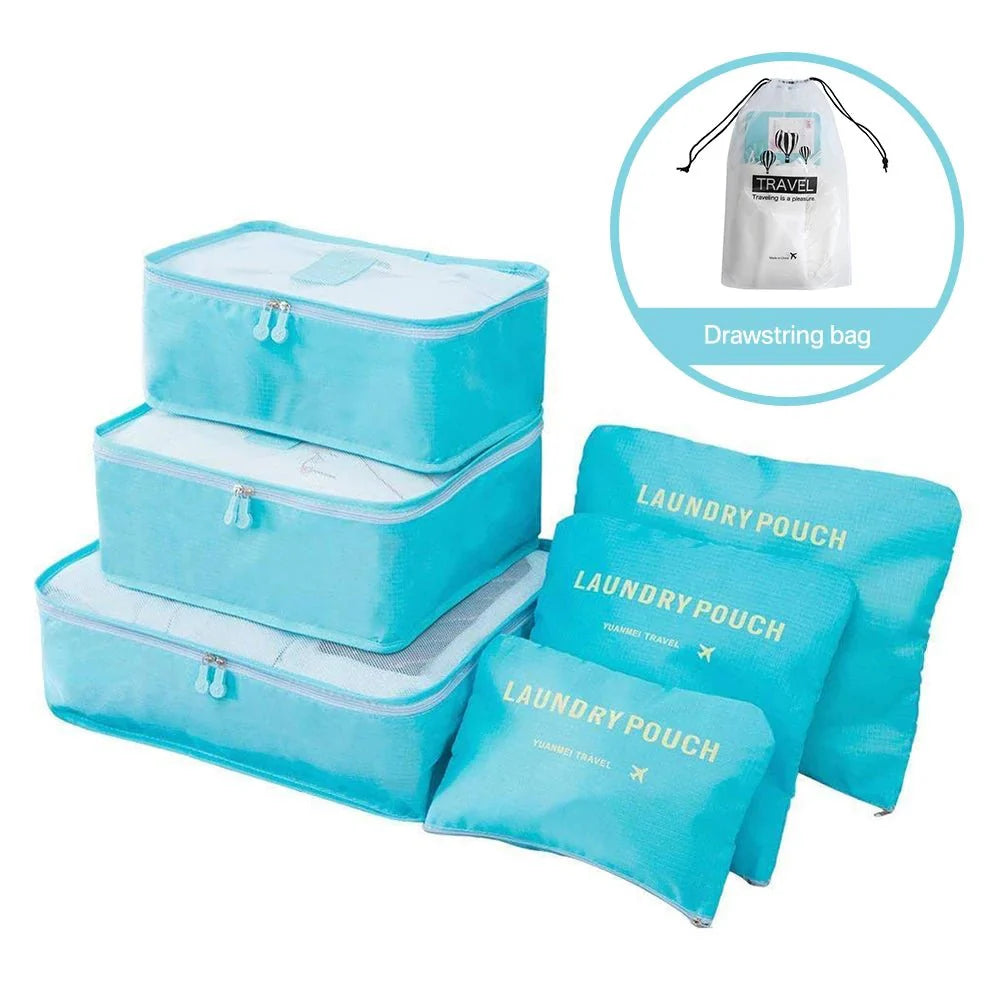 8/6pcs Set Travel Storage Bags