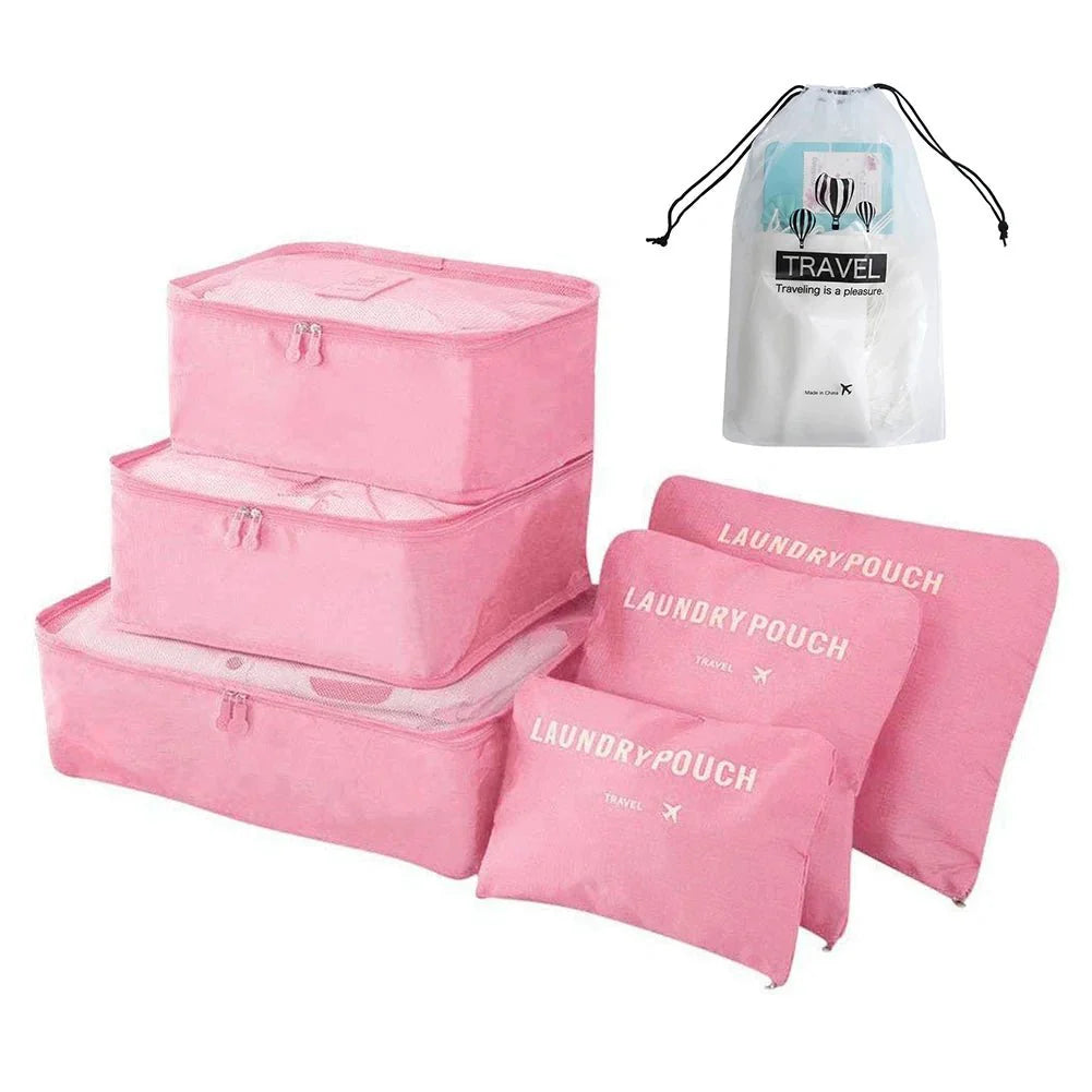 8/6pcs Set Travel Storage Bags