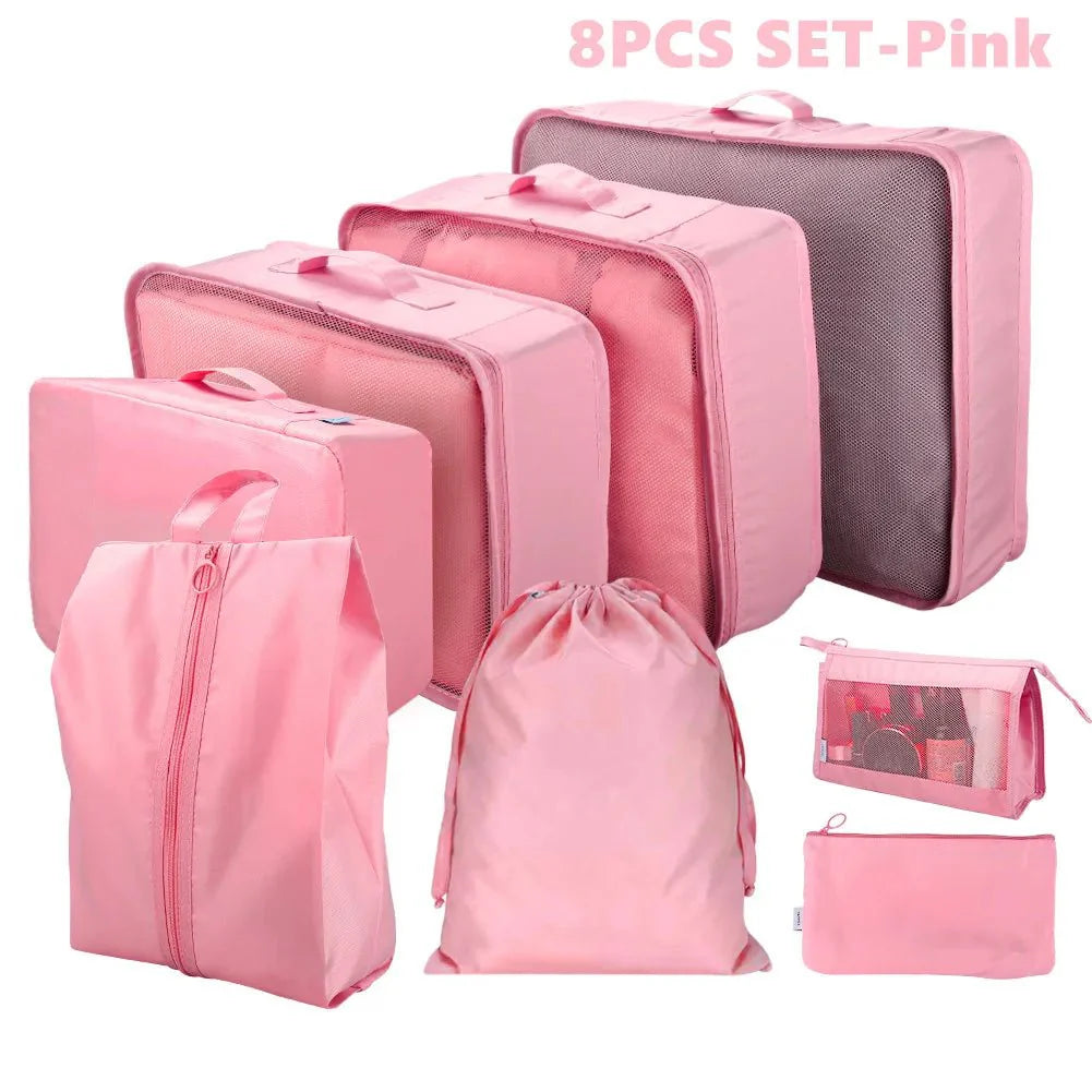 8/6pcs Set Travel Storage Bags