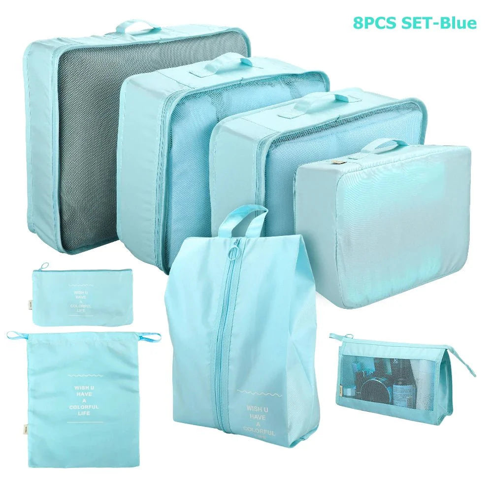 8/6pcs Set Travel Storage Bags