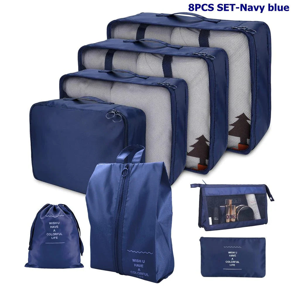 8/6pcs Set Travel Storage Bags