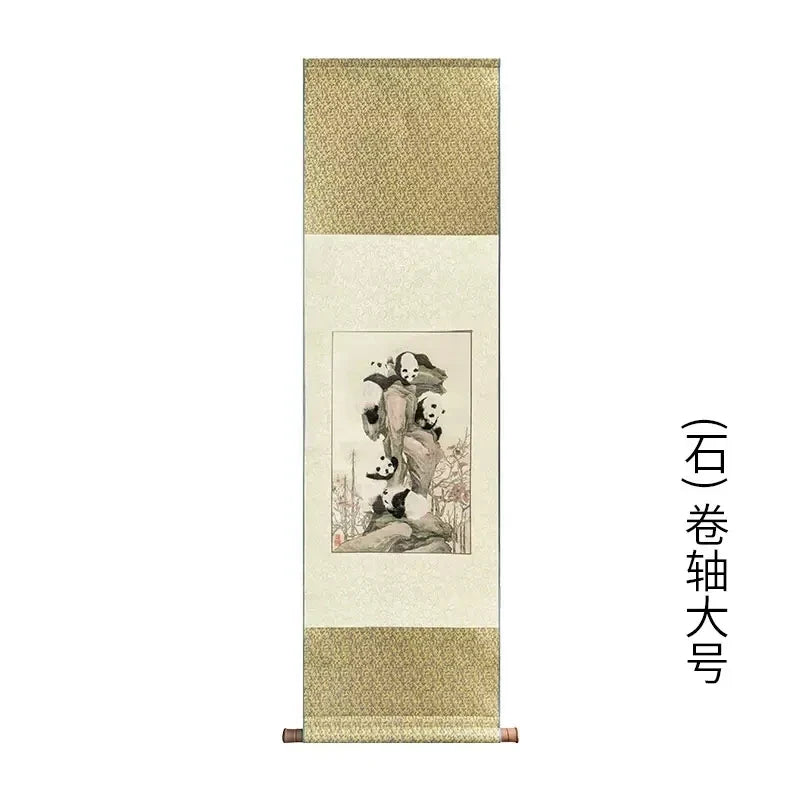 Shu Jiang Jin Yuan Silk Scroll – Framed Chinese Painting for Home Decor