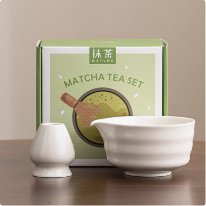 Ceramic Matcha Bowl Ceramic with Accessories