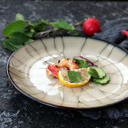 High-End Creative Ceramic Dinner Plates – Japanese Underglaze Serving Dishes