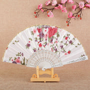 Handmade Silk Chinese Dance Fan with Tassel