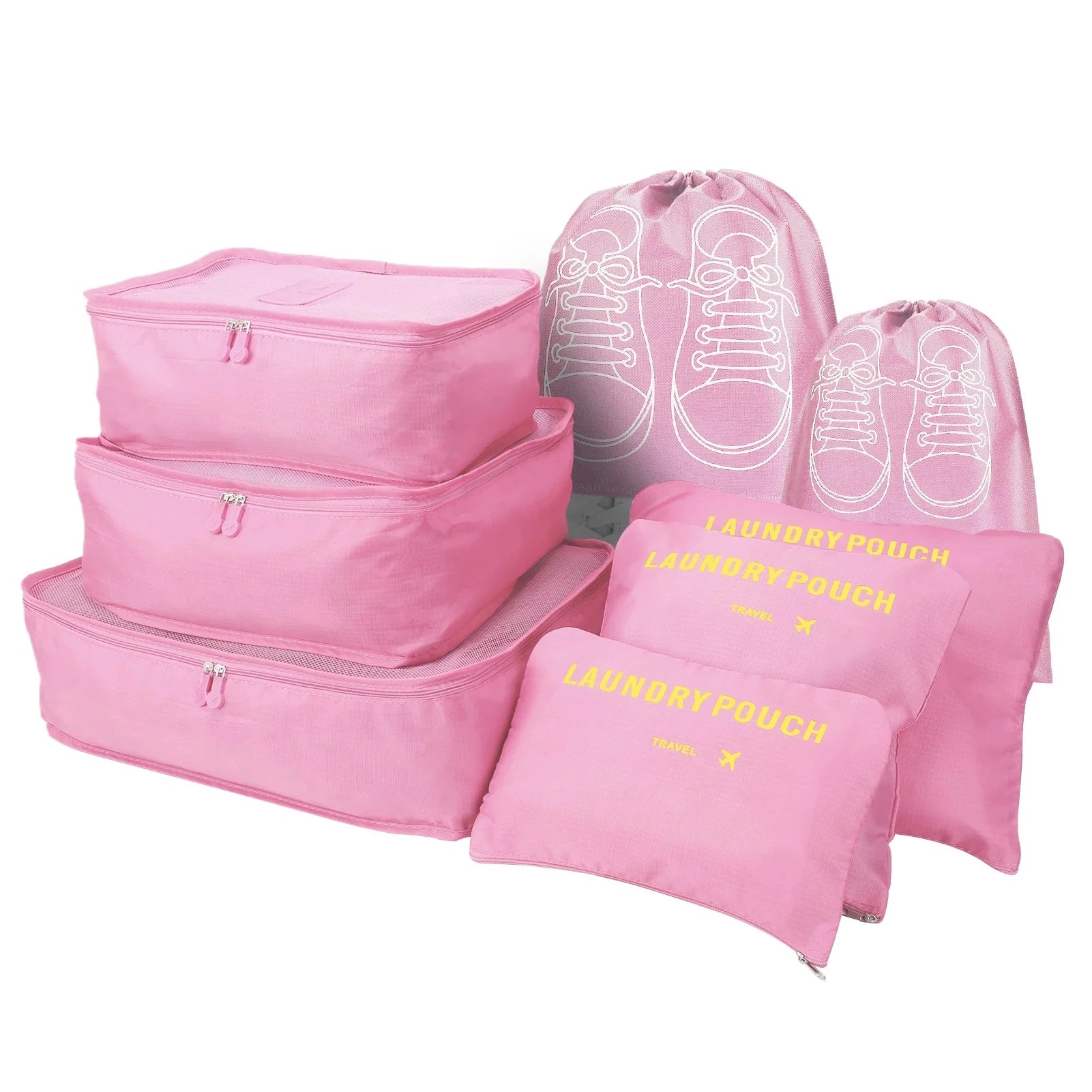 8Pcs/Set Travel Organizer Storage Bags