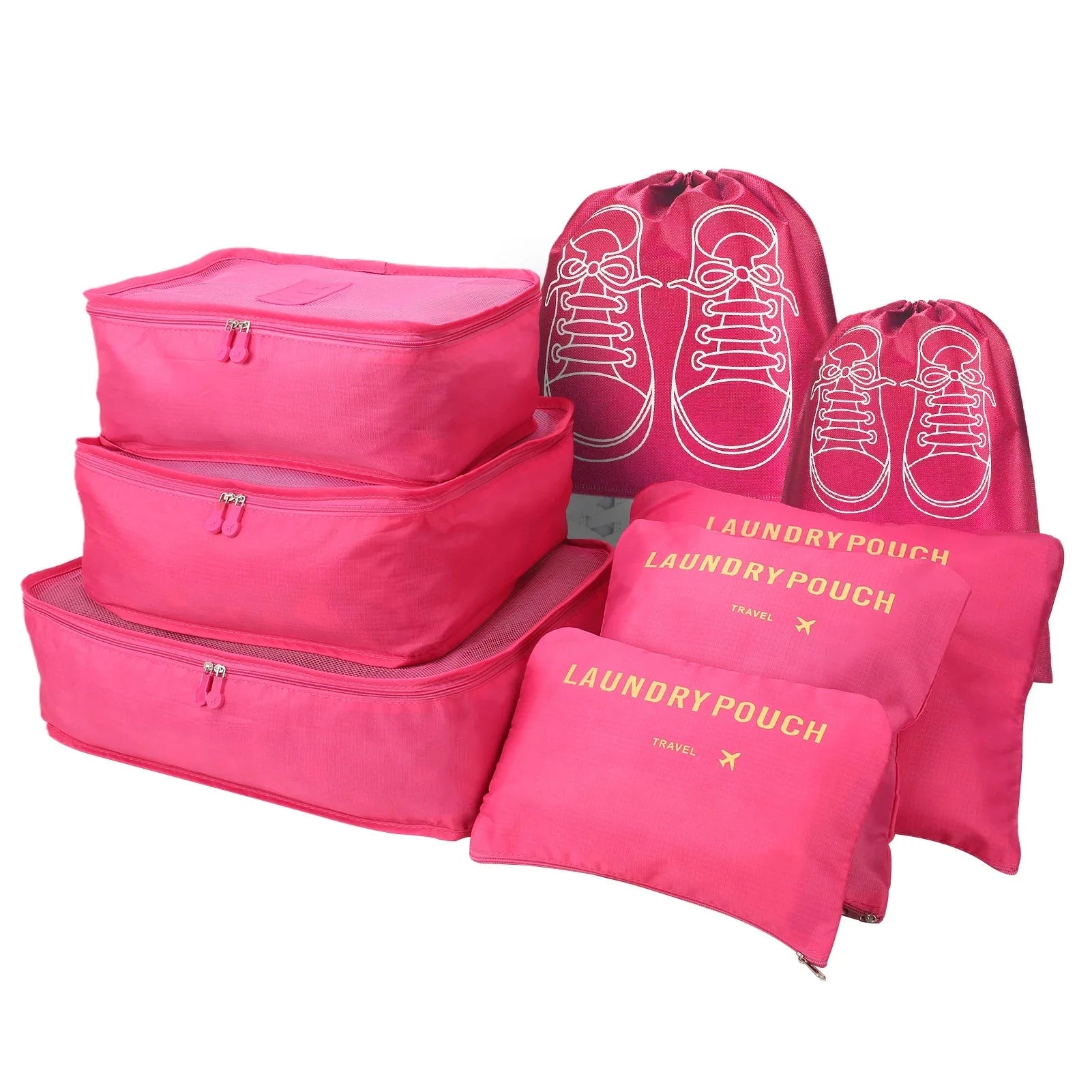 8Pcs/Set Travel Organizer Storage Bags