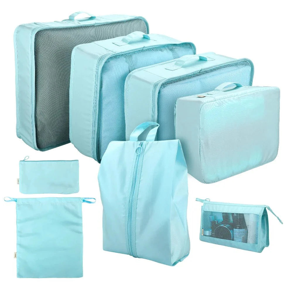 8Pcs/Set Travel Organizer Storage Bags