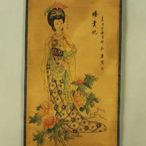 Chinese Belle Wall Art – Exquisite Antique-Style Beauty Painting