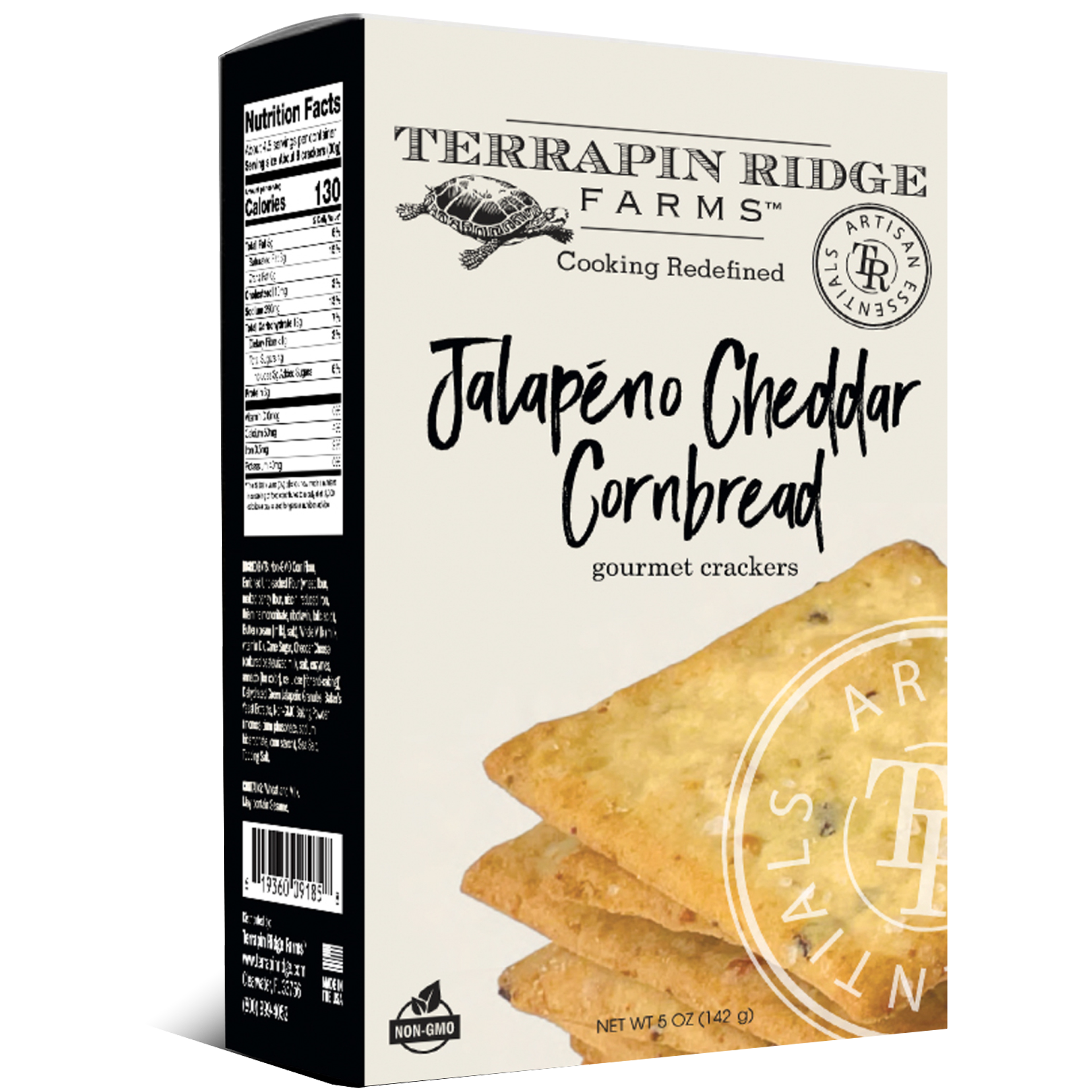 Jalapeno Cheddar Cornbread Crackers