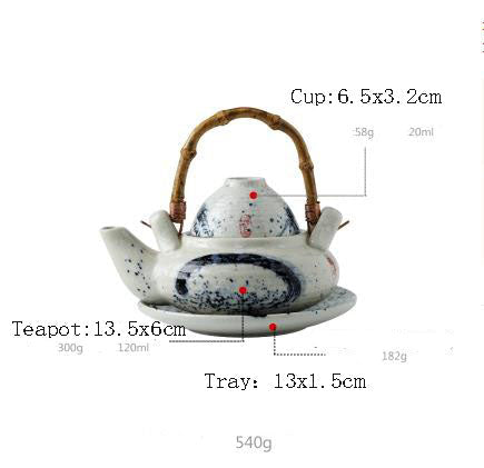 Japanese Ceramic Seafood Soup Pot