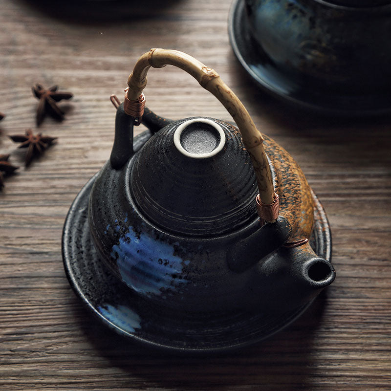 Japanese Ceramic Seafood Soup Pot