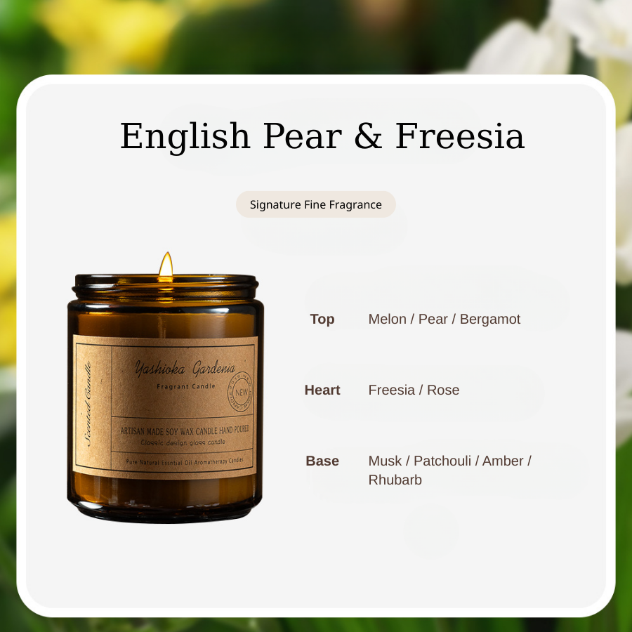 Cream / Palm Candle Fragrance Essential-Oil-Inspired Scented Candle, Low-Smoke Soy Wax Blend, High-End Aromatic Souvenir Candle for Home Décor, Gifting & Everyday Ambience