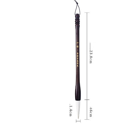 Large Wolf and Sheep Bristle Chinese Calligraphy Brushes