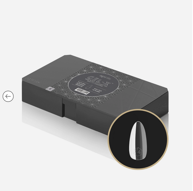 Apres Natural Extension Tip Box ALMOND 600pcs All sizes