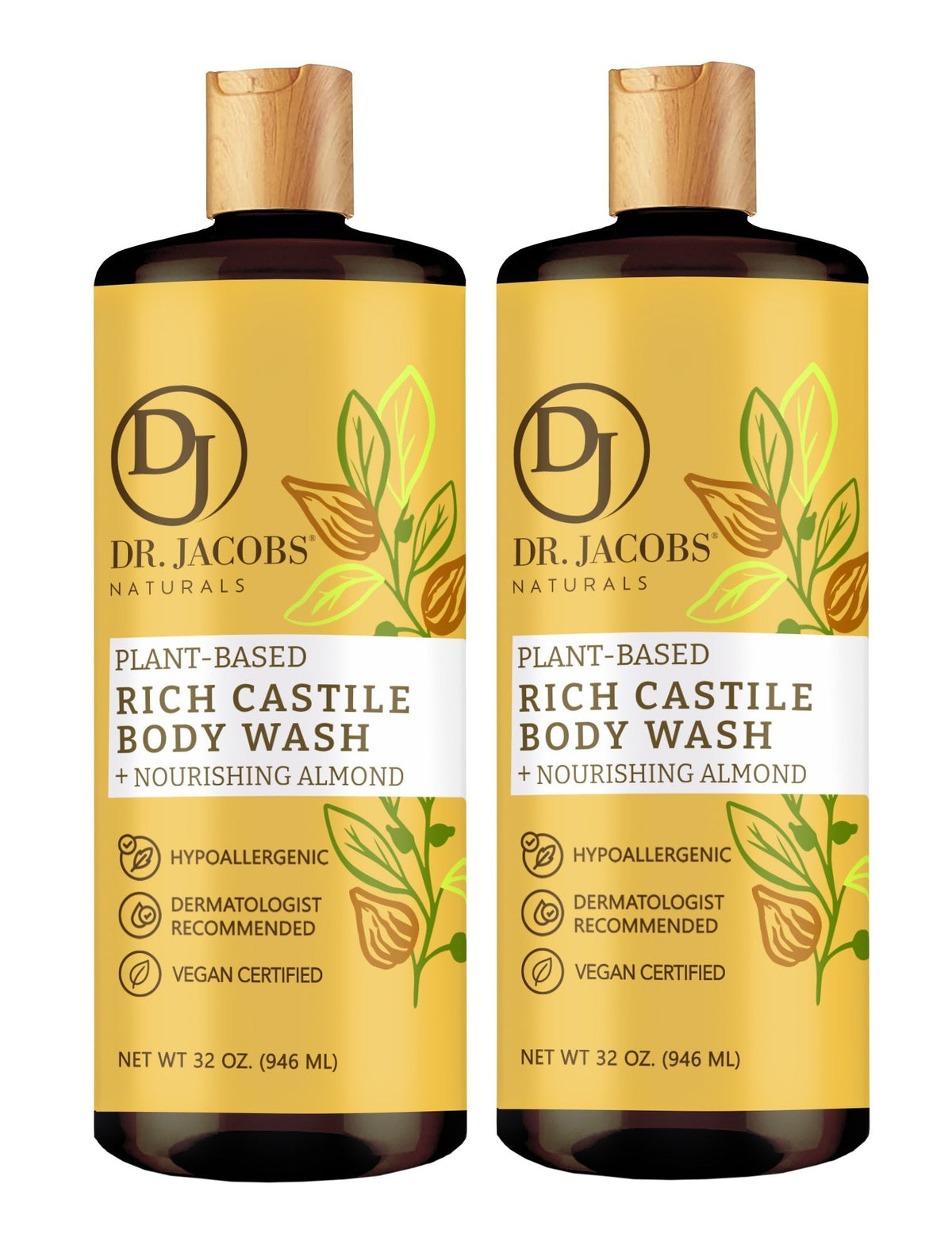 Orange & Ginger Castile Body Wash (All American)