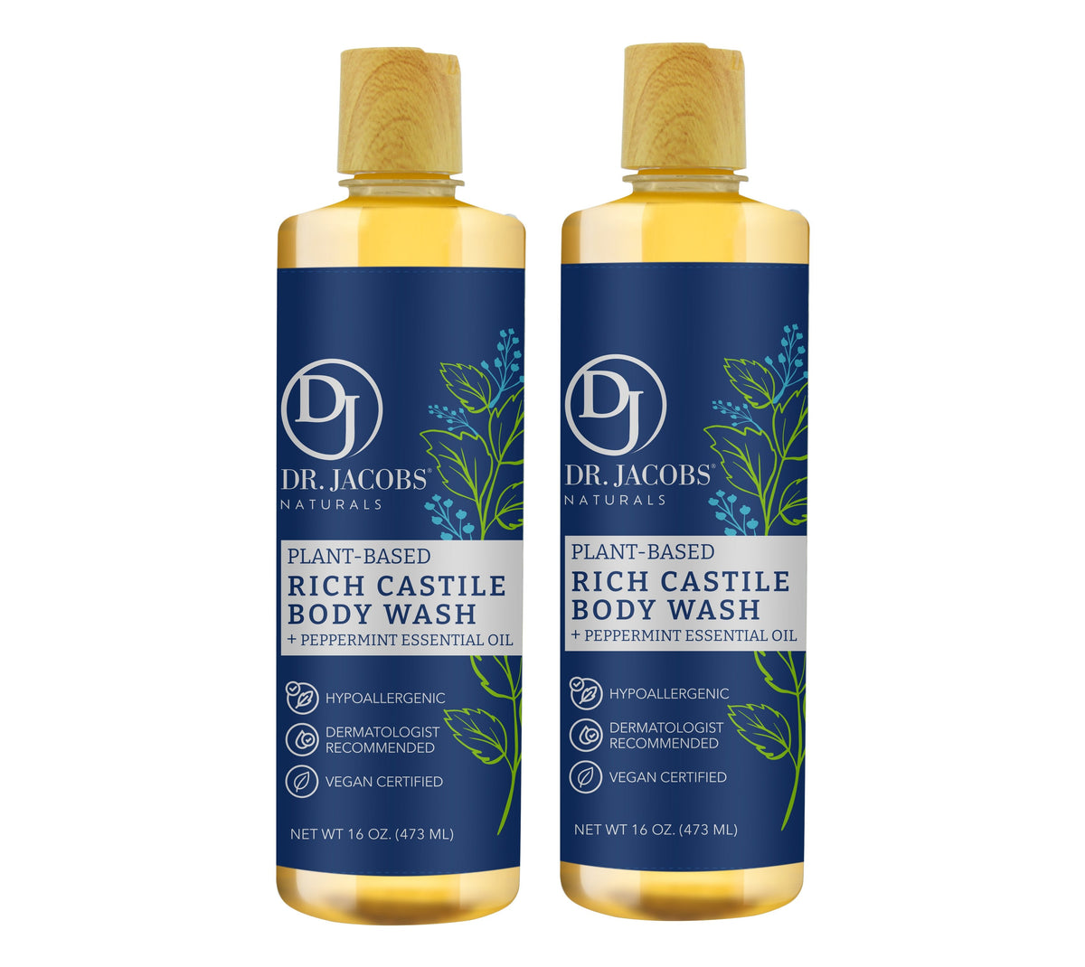 Peppermint Castile Body Wash (All American)
