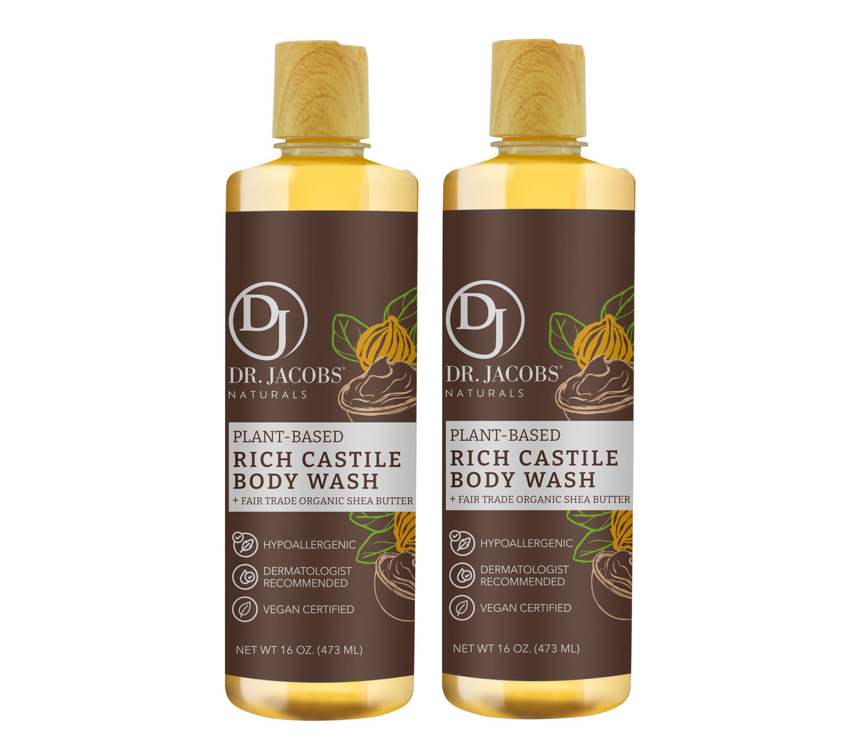 Shea Butter Castile Body Wash (All American)