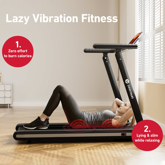 DeerRun X20 Treadmill with 15% Auto Incline Full Running Deck Treadmill | 400Lbs, 11.3Mph
