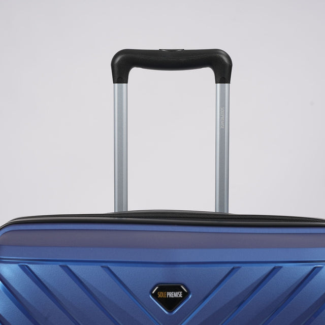 20-inch Blue Carry-On Hardcase Roller Luggage with 360° Wheels