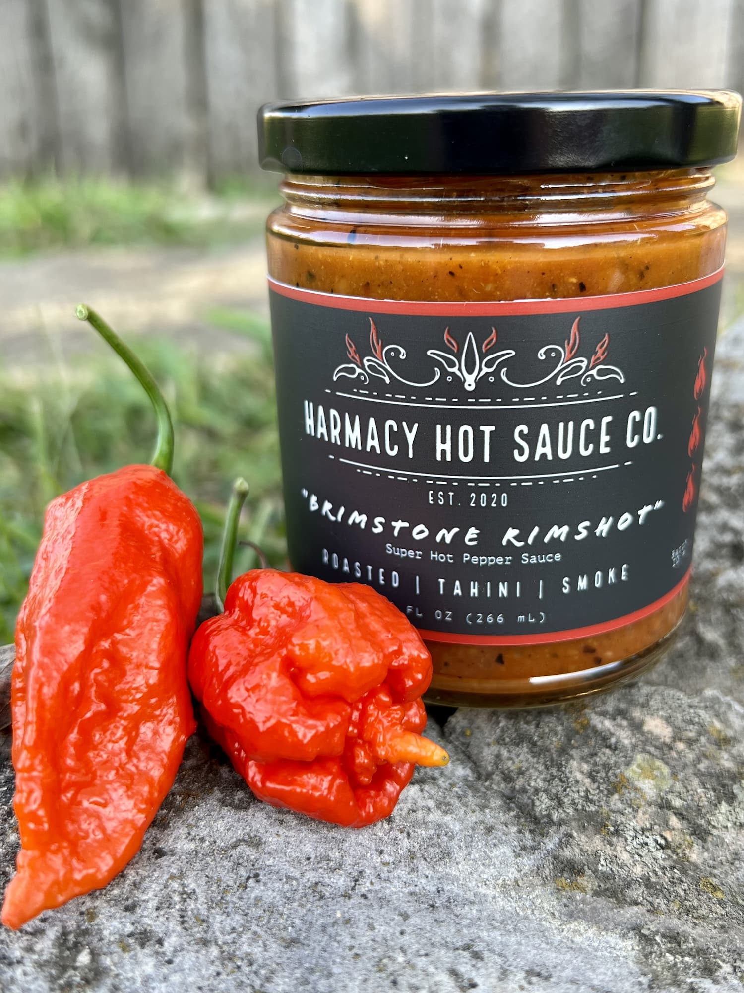 Brimstone Inferno - Extra Hot Tahini & Roasted Red Pepper (9oz)