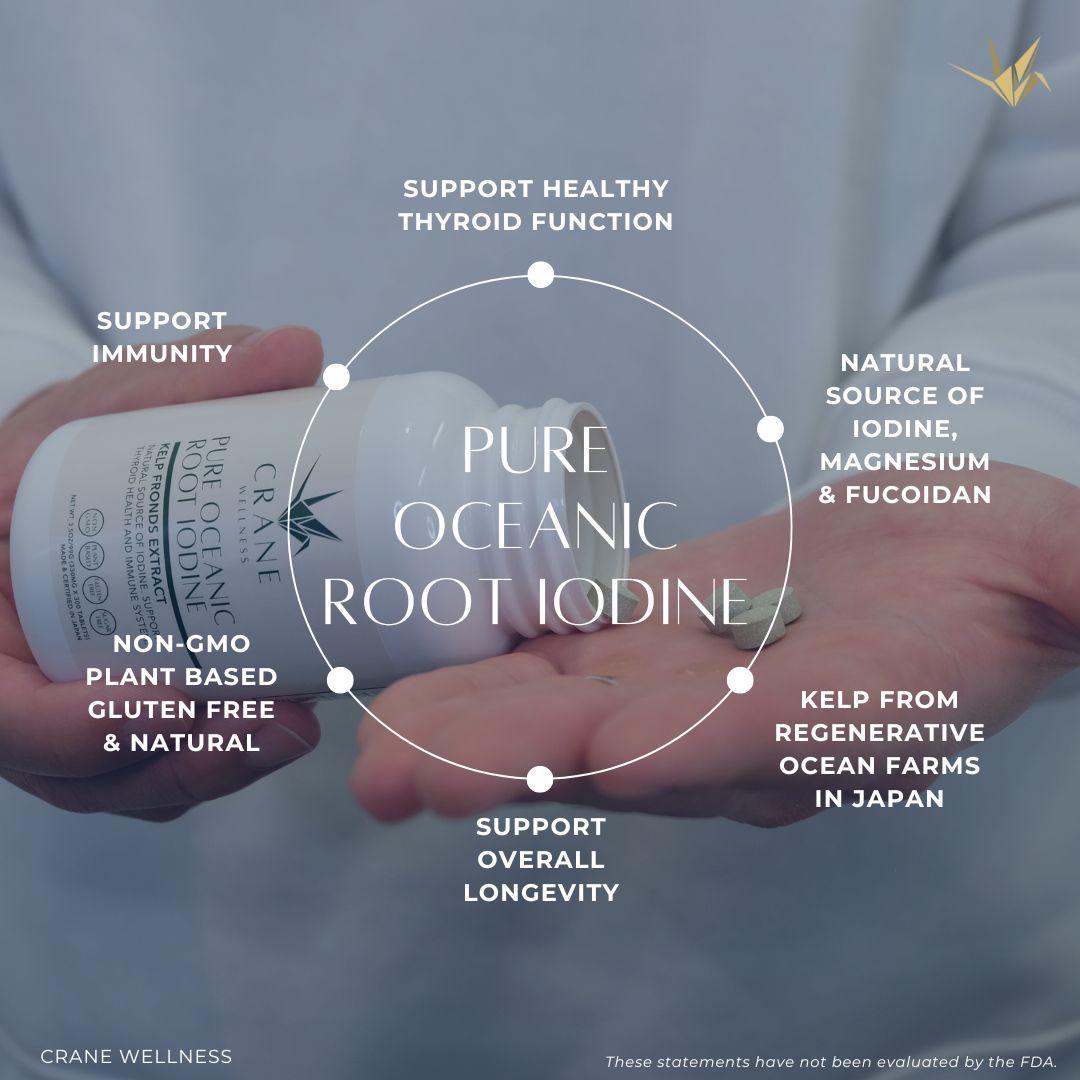 Pure Oceanic Root Iodine Kelp Root Tablets