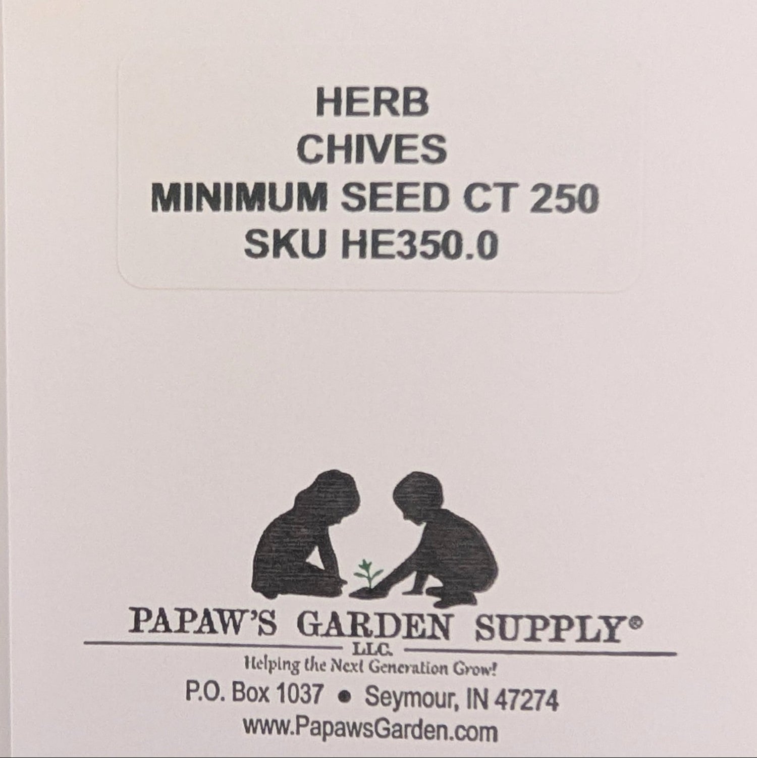 Herb, Chive Seeds