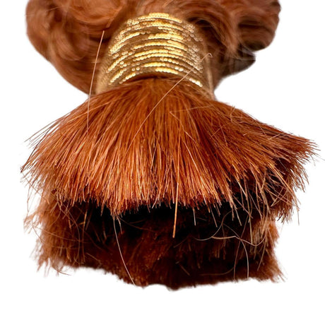 Copper Deep Wave Color 350 Bulk 100% Human Braiding Hair