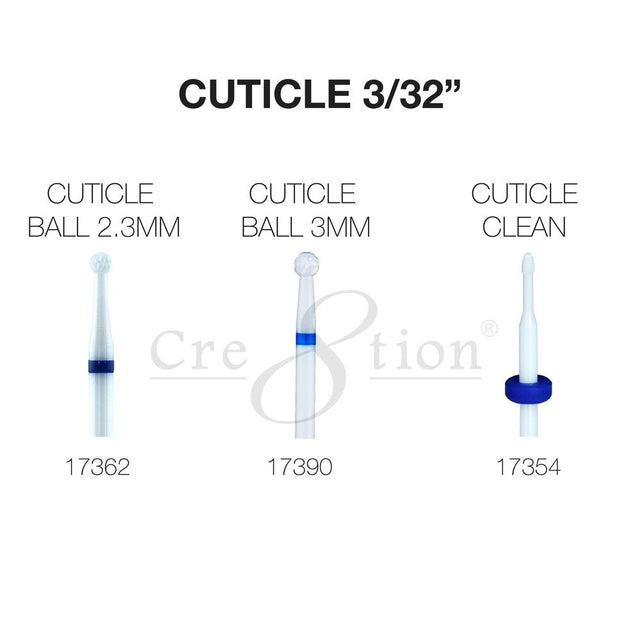 Cuticle Clean Ceramic Bit 3/32"