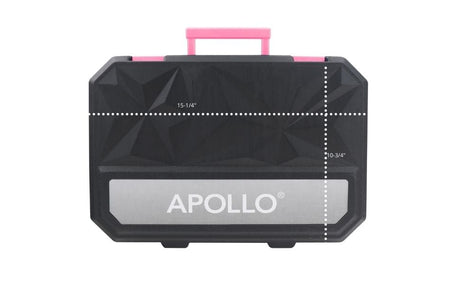 Essential 65-Piece Pink Tool Set with Socket Set and Most-Used Tools for Do it Yourself Repairs and Maintenance - DT0001P