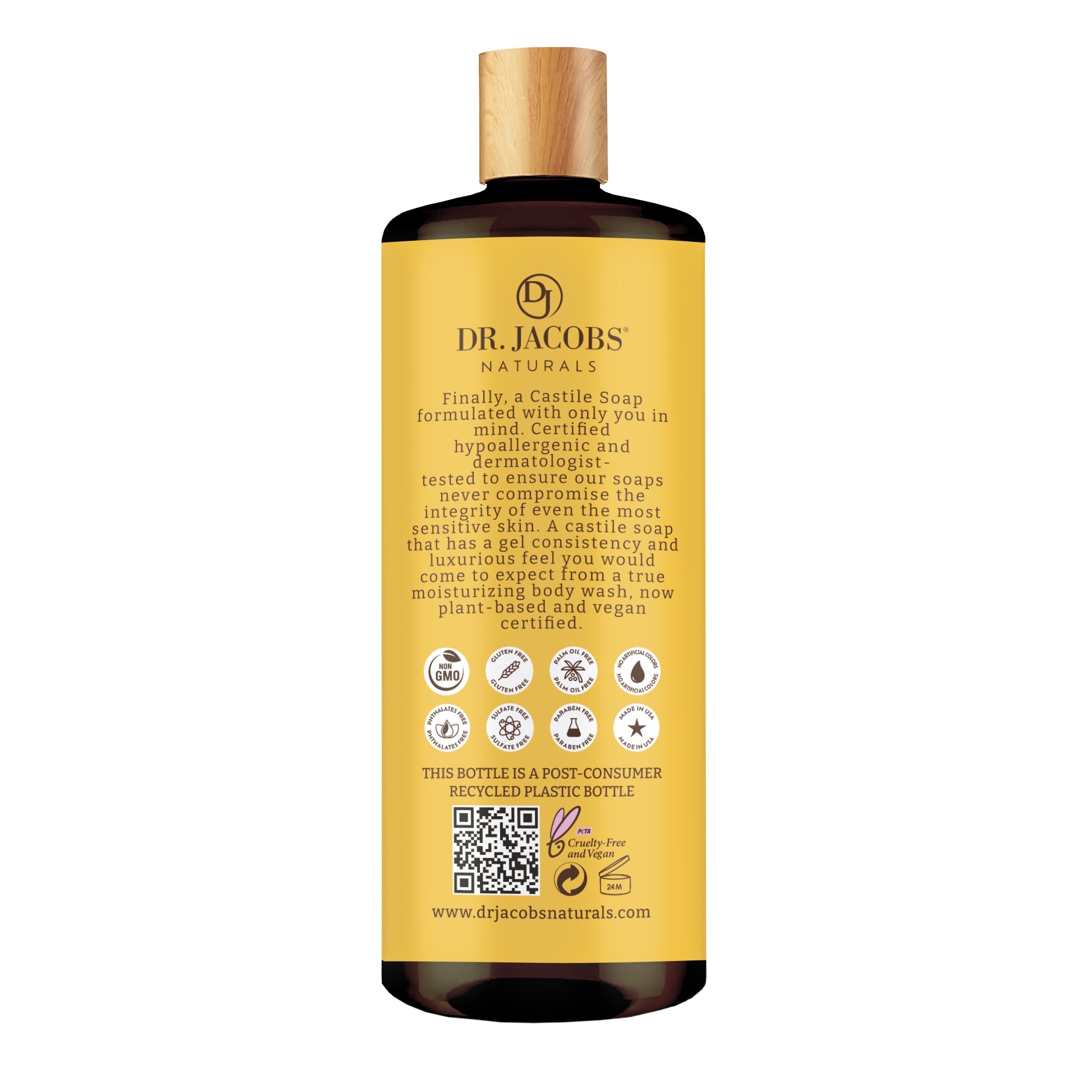 Almond Castile Body Wash (All American) 32 oz