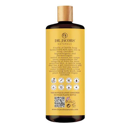 Almond Castile Body Wash (All American) 32 oz