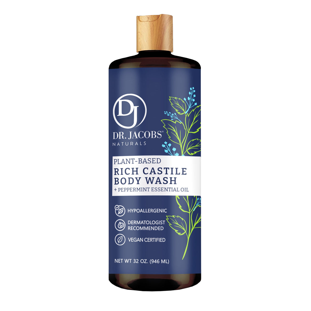 Peppermint Castile Body Wash (All American)