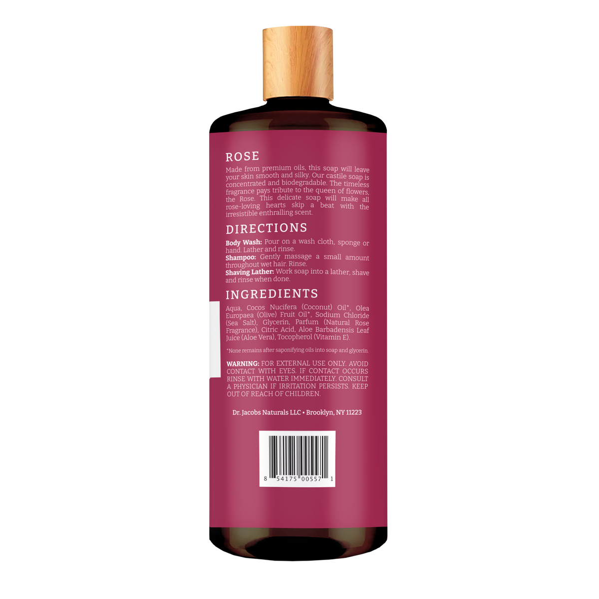 Rose Castile Body Wash (All American)