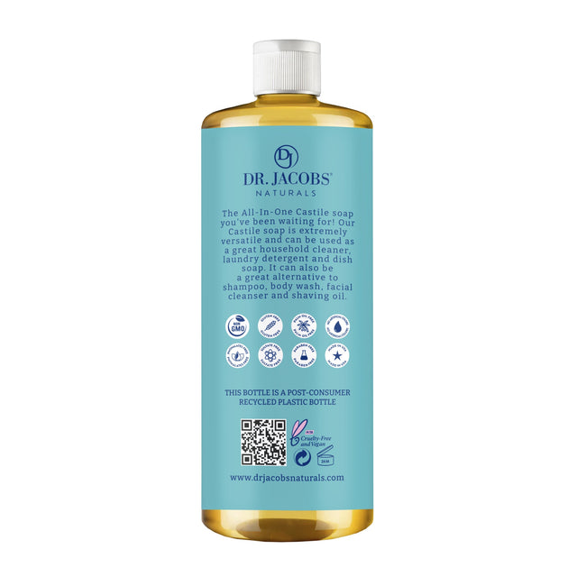 Unscented All in 1 Castile Soap - Thin Formula